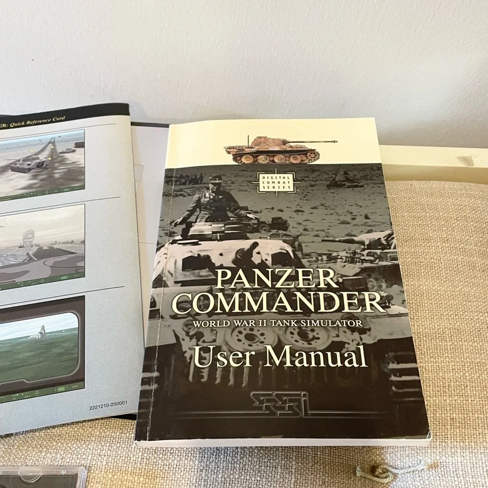 Vintage Panzer Commander WWII simulation PC game